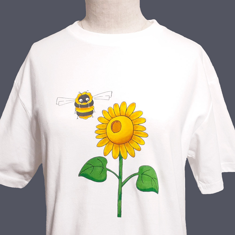 「ヒマワリ」Tシャツの画像